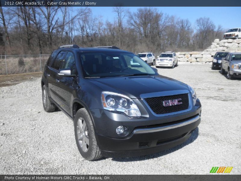 Cyber Gray Metallic / Ebony 2012 GMC Acadia SLT