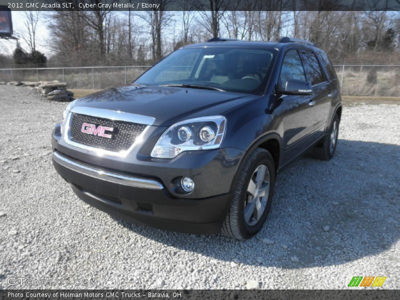 Cyber Gray Metallic / Ebony 2012 GMC Acadia SLT