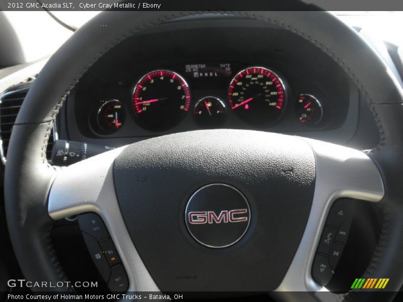 Cyber Gray Metallic / Ebony 2012 GMC Acadia SLT