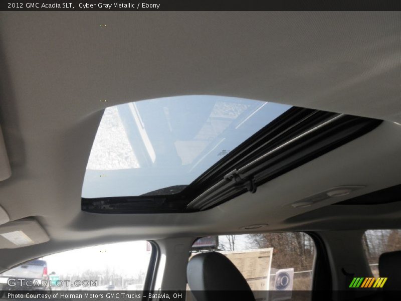 Cyber Gray Metallic / Ebony 2012 GMC Acadia SLT