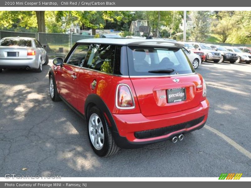 Chili Red / Grey/Carbon Black 2010 Mini Cooper S Hardtop