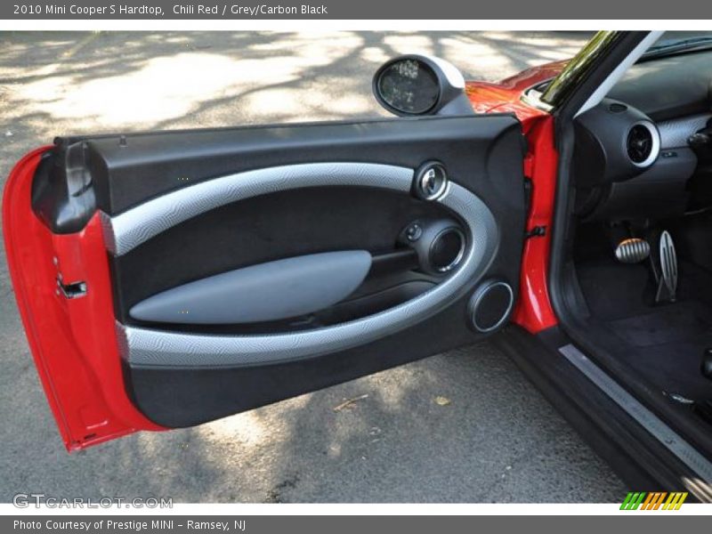 Chili Red / Grey/Carbon Black 2010 Mini Cooper S Hardtop