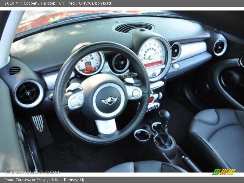 Chili Red / Grey/Carbon Black 2010 Mini Cooper S Hardtop