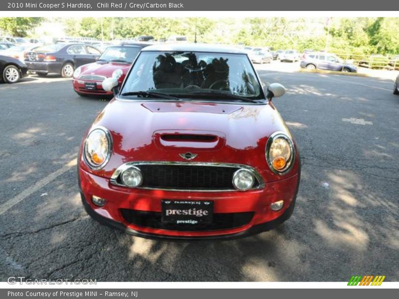 Chili Red / Grey/Carbon Black 2010 Mini Cooper S Hardtop