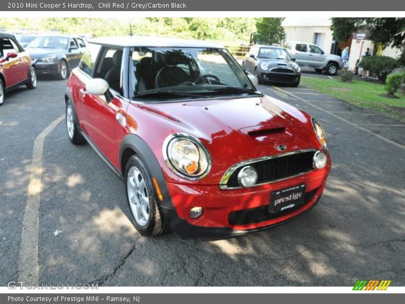 Chili Red / Grey/Carbon Black 2010 Mini Cooper S Hardtop