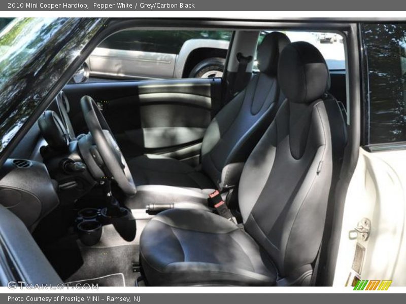 Pepper White / Grey/Carbon Black 2010 Mini Cooper Hardtop