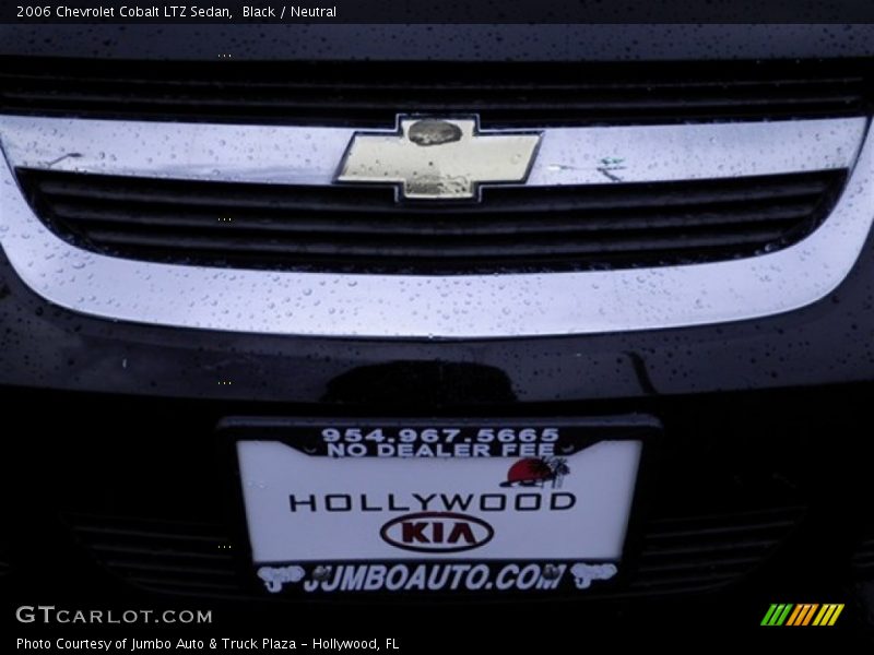 Black / Neutral 2006 Chevrolet Cobalt LTZ Sedan