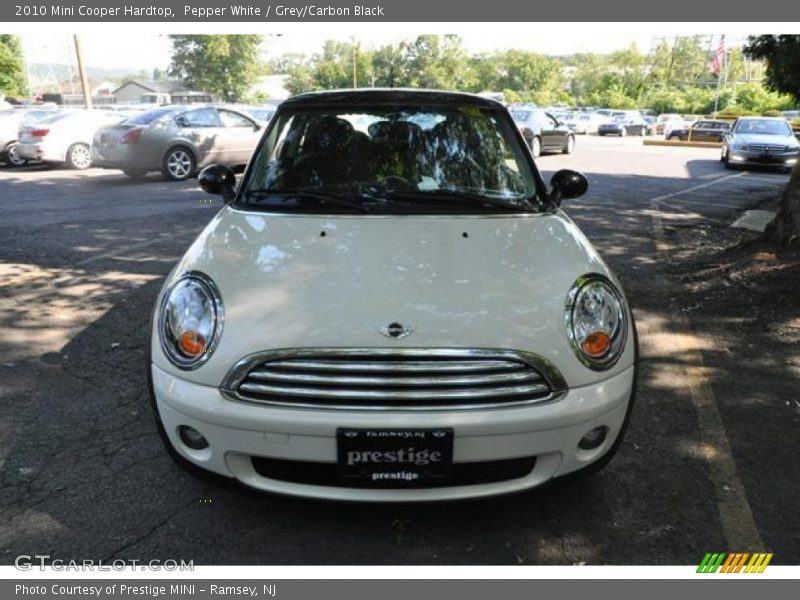 Pepper White / Grey/Carbon Black 2010 Mini Cooper Hardtop