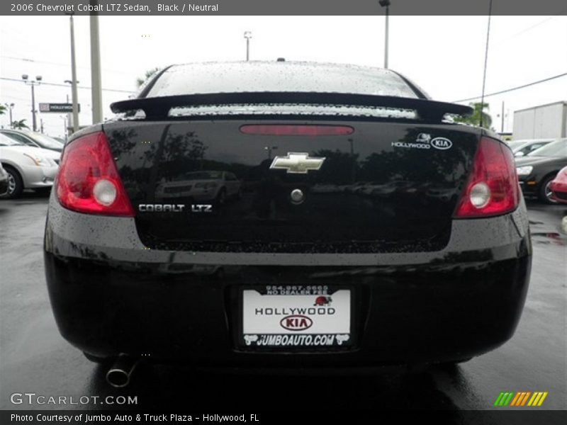 Black / Neutral 2006 Chevrolet Cobalt LTZ Sedan
