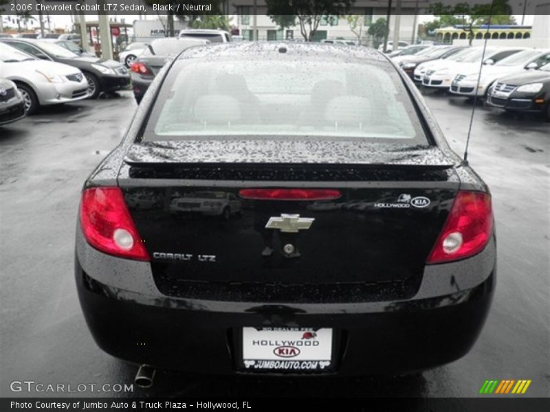 Black / Neutral 2006 Chevrolet Cobalt LTZ Sedan