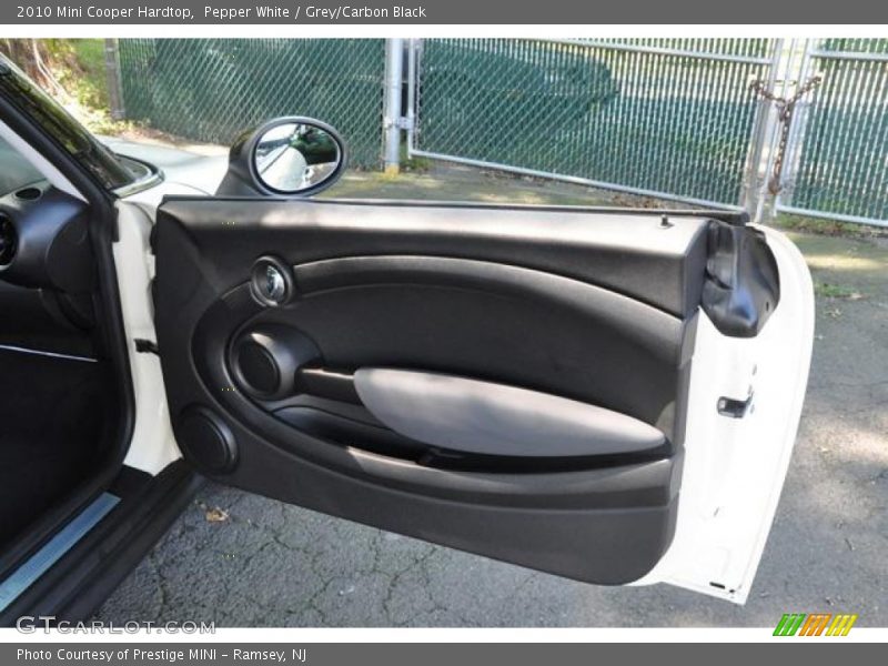 Pepper White / Grey/Carbon Black 2010 Mini Cooper Hardtop