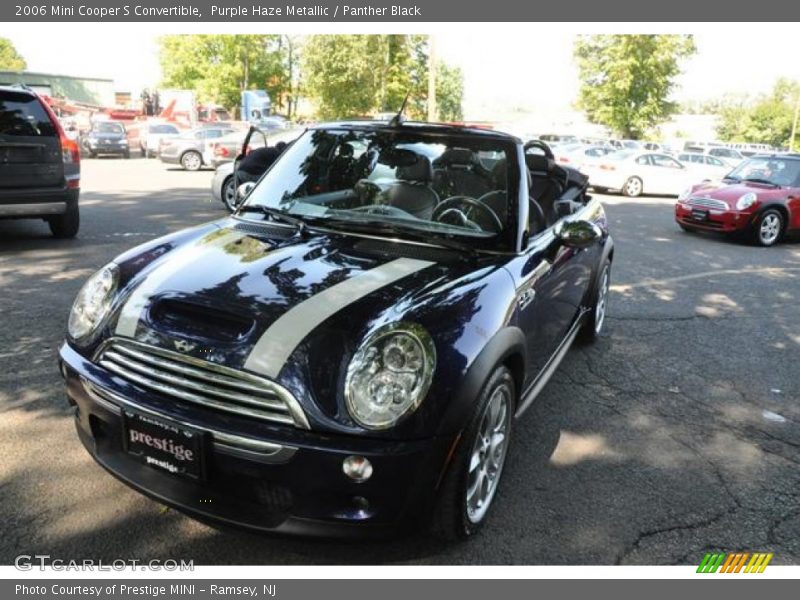 Purple Haze Metallic / Panther Black 2006 Mini Cooper S Convertible
