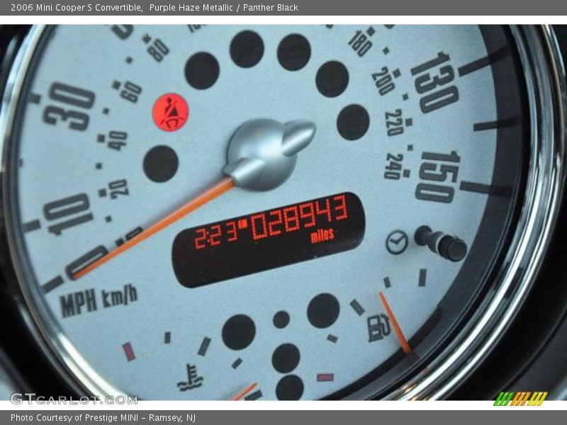 Purple Haze Metallic / Panther Black 2006 Mini Cooper S Convertible