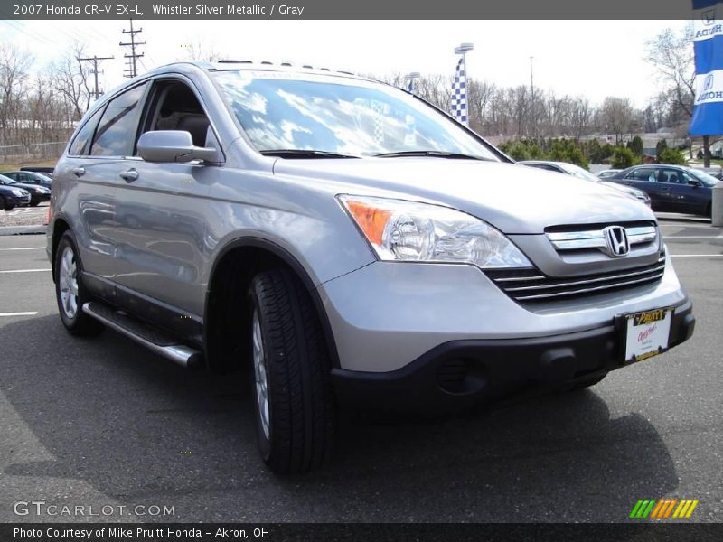 Whistler Silver Metallic / Gray 2007 Honda CR-V EX-L
