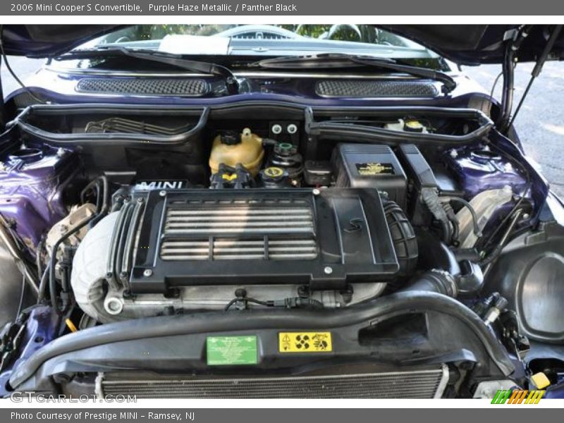 Purple Haze Metallic / Panther Black 2006 Mini Cooper S Convertible