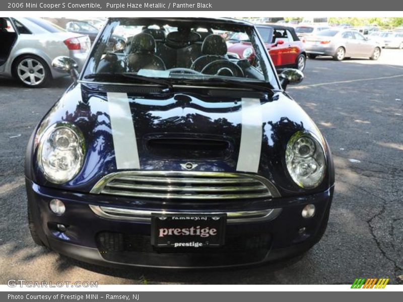 Purple Haze Metallic / Panther Black 2006 Mini Cooper S Convertible