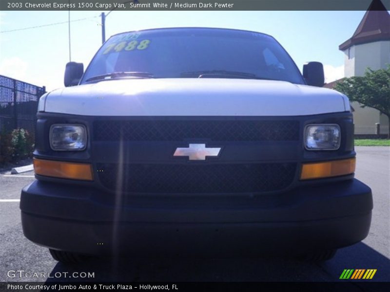 Summit White / Medium Dark Pewter 2003 Chevrolet Express 1500 Cargo Van