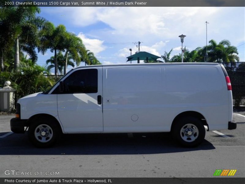 Summit White / Medium Dark Pewter 2003 Chevrolet Express 1500 Cargo Van
