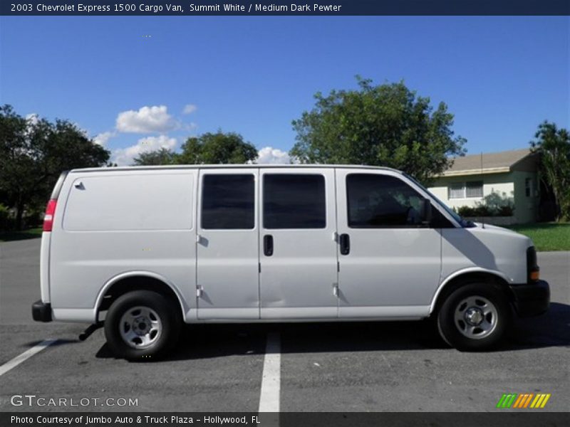 Summit White / Medium Dark Pewter 2003 Chevrolet Express 1500 Cargo Van