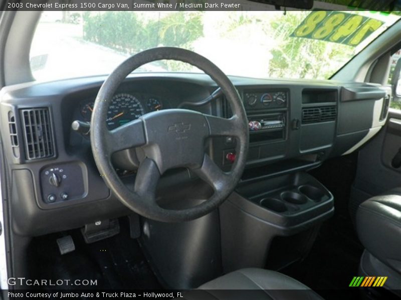 Summit White / Medium Dark Pewter 2003 Chevrolet Express 1500 Cargo Van