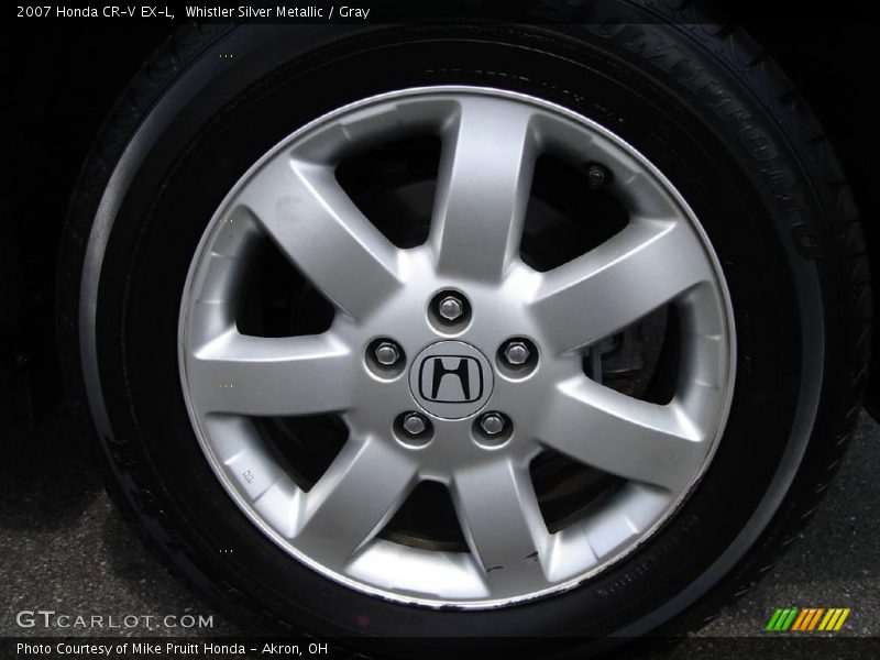 Whistler Silver Metallic / Gray 2007 Honda CR-V EX-L
