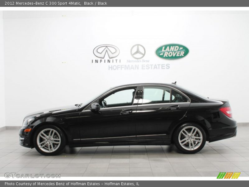 Black / Black 2012 Mercedes-Benz C 300 Sport 4Matic