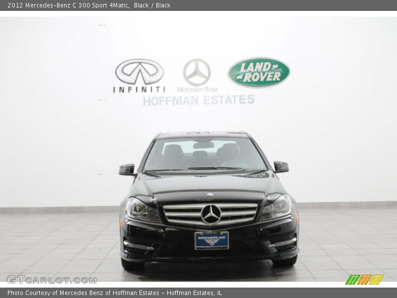 Black / Black 2012 Mercedes-Benz C 300 Sport 4Matic