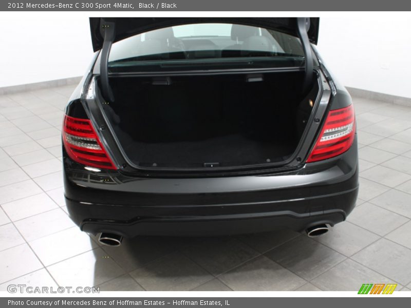 Black / Black 2012 Mercedes-Benz C 300 Sport 4Matic