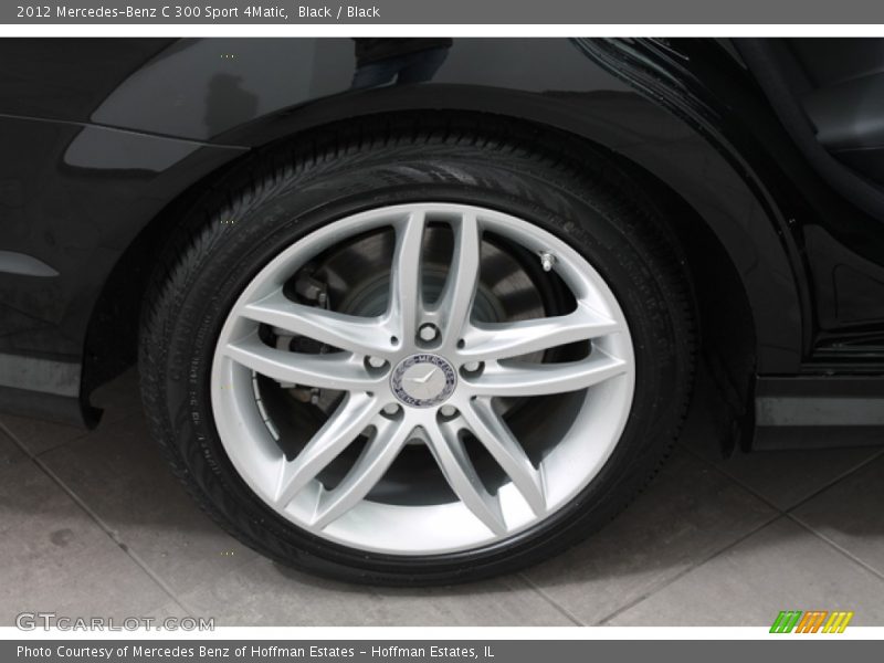 Black / Black 2012 Mercedes-Benz C 300 Sport 4Matic