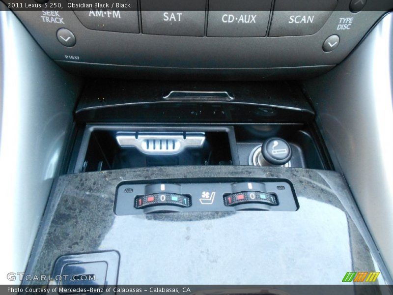 Obsidian Black / Black 2011 Lexus IS 250