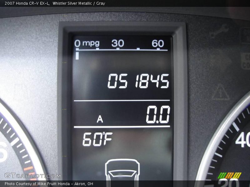 Whistler Silver Metallic / Gray 2007 Honda CR-V EX-L
