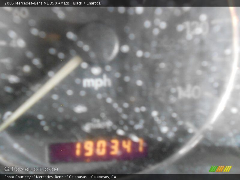 Black / Charcoal 2005 Mercedes-Benz ML 350 4Matic