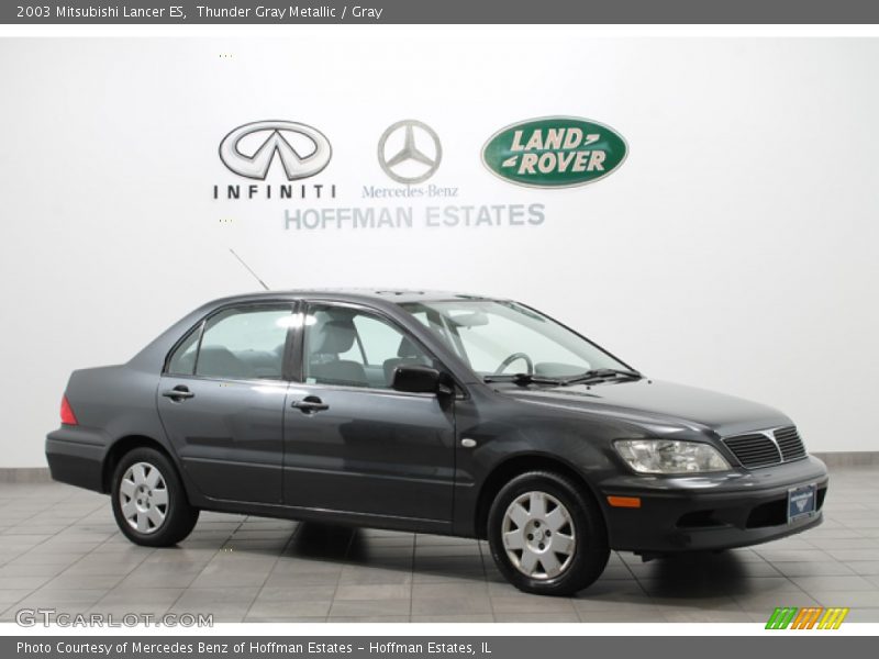 Thunder Gray Metallic / Gray 2003 Mitsubishi Lancer ES