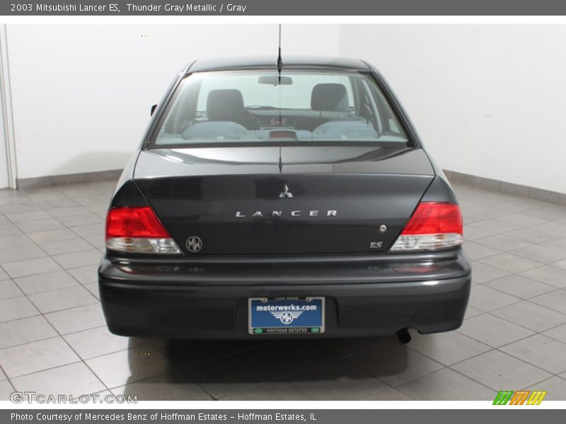 Thunder Gray Metallic / Gray 2003 Mitsubishi Lancer ES