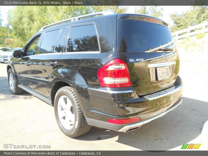 Black / Black 2010 Mercedes-Benz GL 450 4Matic