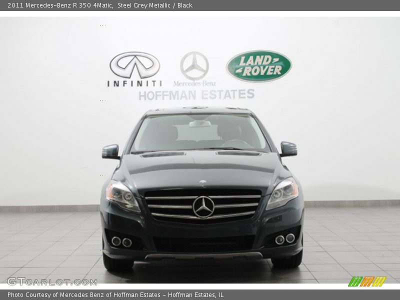Steel Grey Metallic / Black 2011 Mercedes-Benz R 350 4Matic