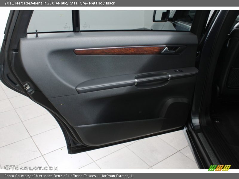 Steel Grey Metallic / Black 2011 Mercedes-Benz R 350 4Matic