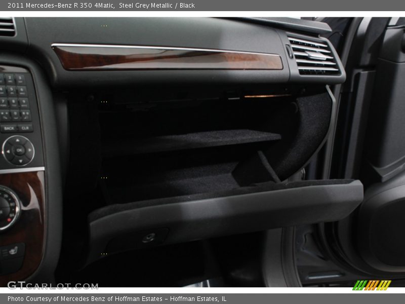 Steel Grey Metallic / Black 2011 Mercedes-Benz R 350 4Matic