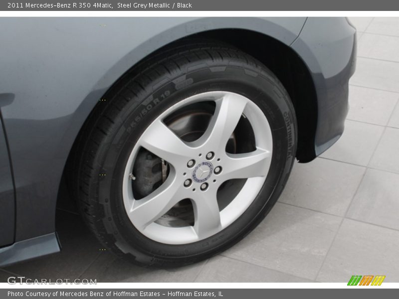 Steel Grey Metallic / Black 2011 Mercedes-Benz R 350 4Matic