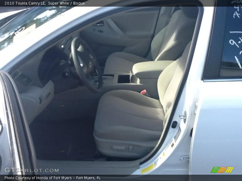 Super White / Bisque 2010 Toyota Camry LE