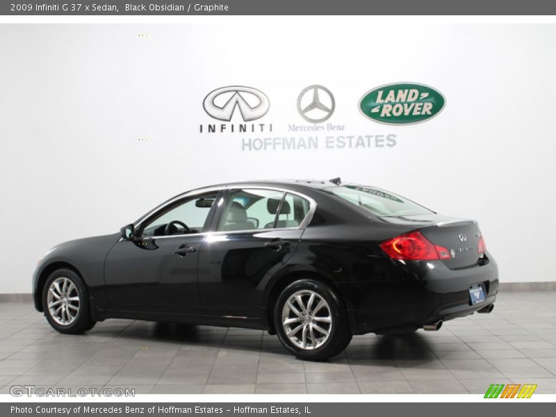 Black Obsidian / Graphite 2009 Infiniti G 37 x Sedan