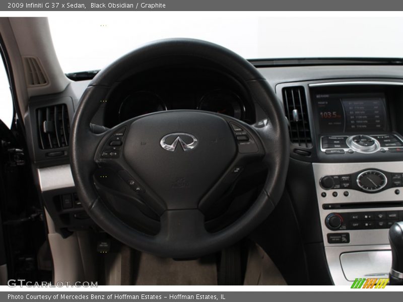 Black Obsidian / Graphite 2009 Infiniti G 37 x Sedan