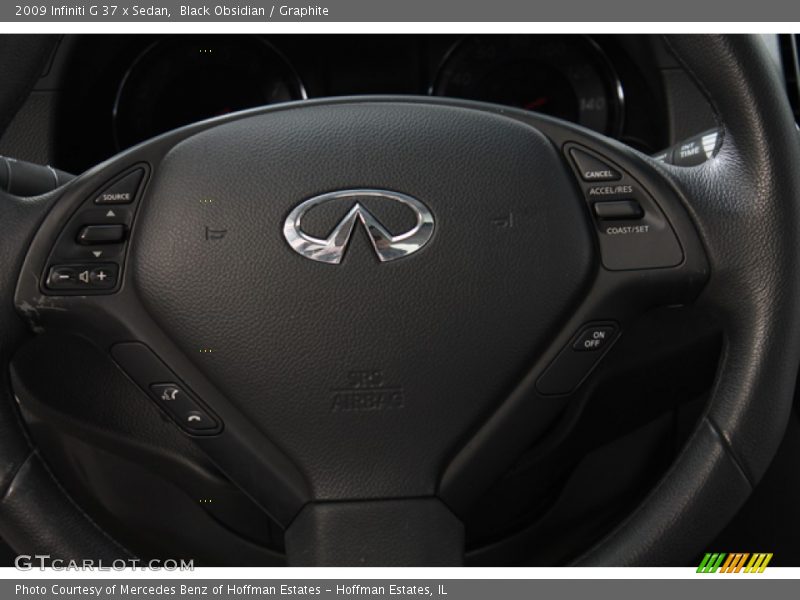 Black Obsidian / Graphite 2009 Infiniti G 37 x Sedan