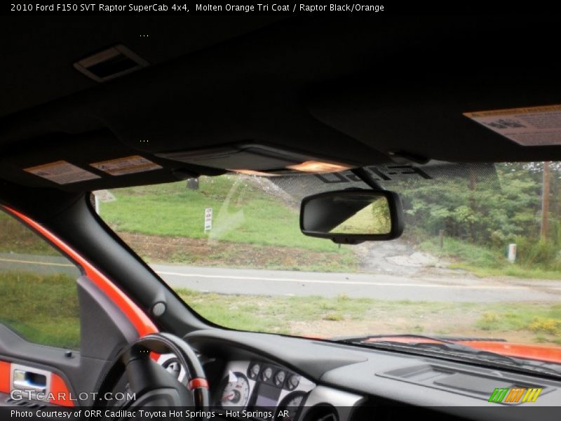 Molten Orange Tri Coat / Raptor Black/Orange 2010 Ford F150 SVT Raptor SuperCab 4x4