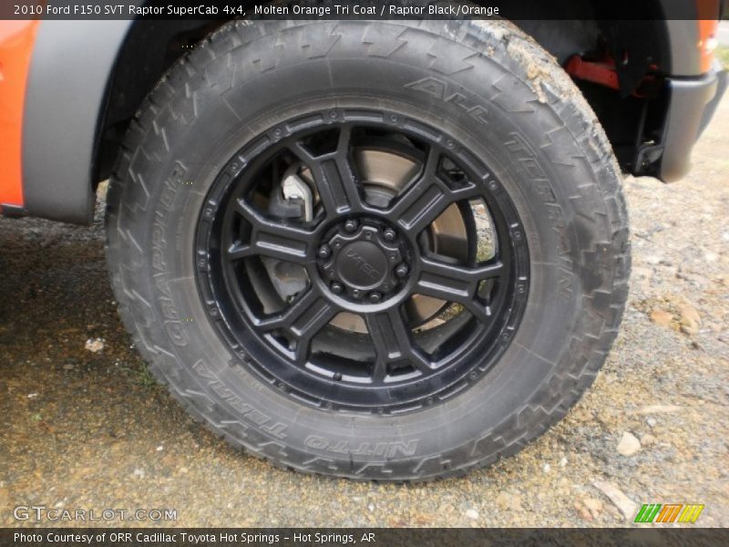 Custom Wheels of 2010 F150 SVT Raptor SuperCab 4x4