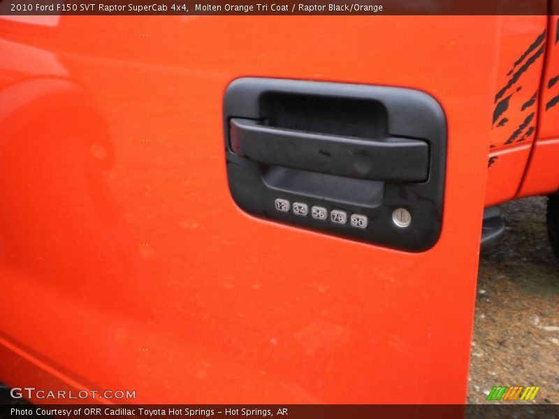 Molten Orange Tri Coat / Raptor Black/Orange 2010 Ford F150 SVT Raptor SuperCab 4x4
