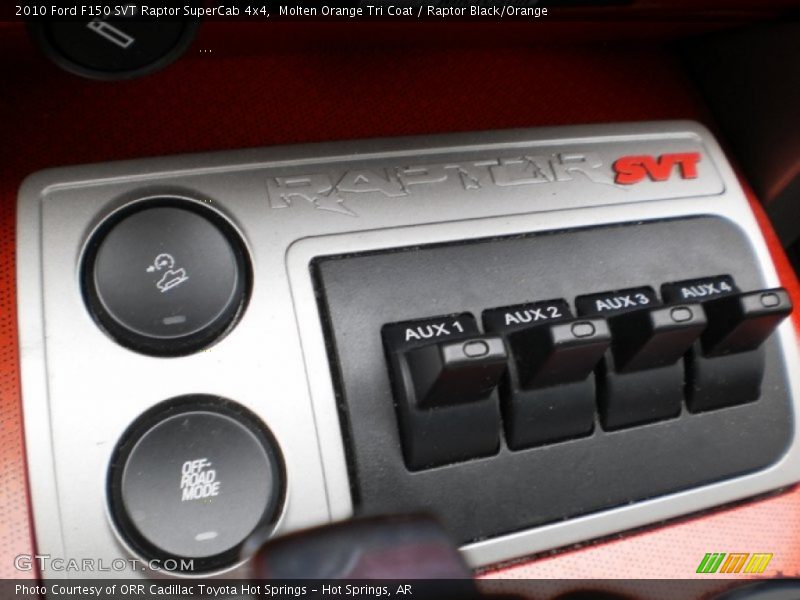 Controls of 2010 F150 SVT Raptor SuperCab 4x4