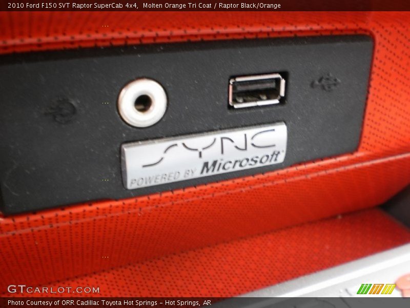Molten Orange Tri Coat / Raptor Black/Orange 2010 Ford F150 SVT Raptor SuperCab 4x4