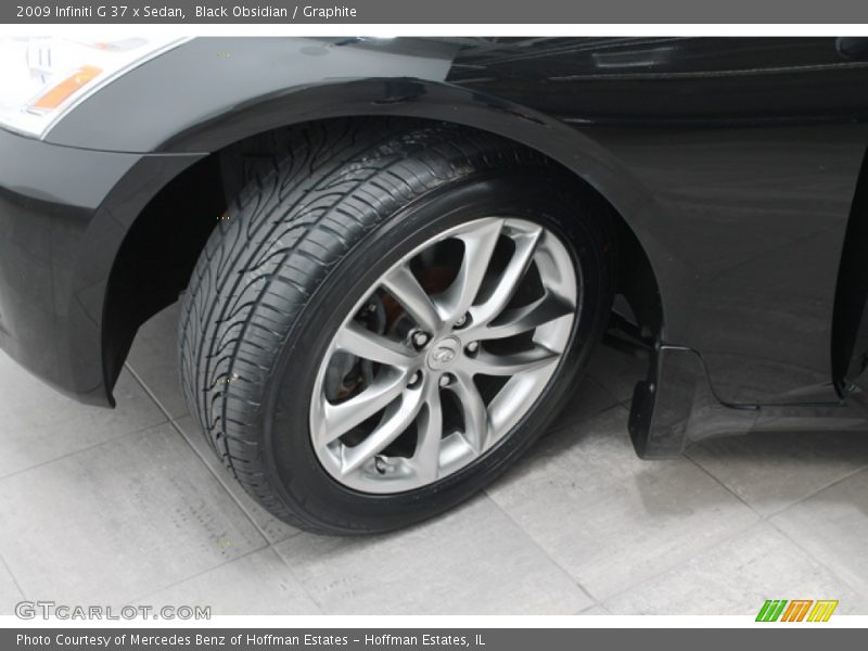 Black Obsidian / Graphite 2009 Infiniti G 37 x Sedan