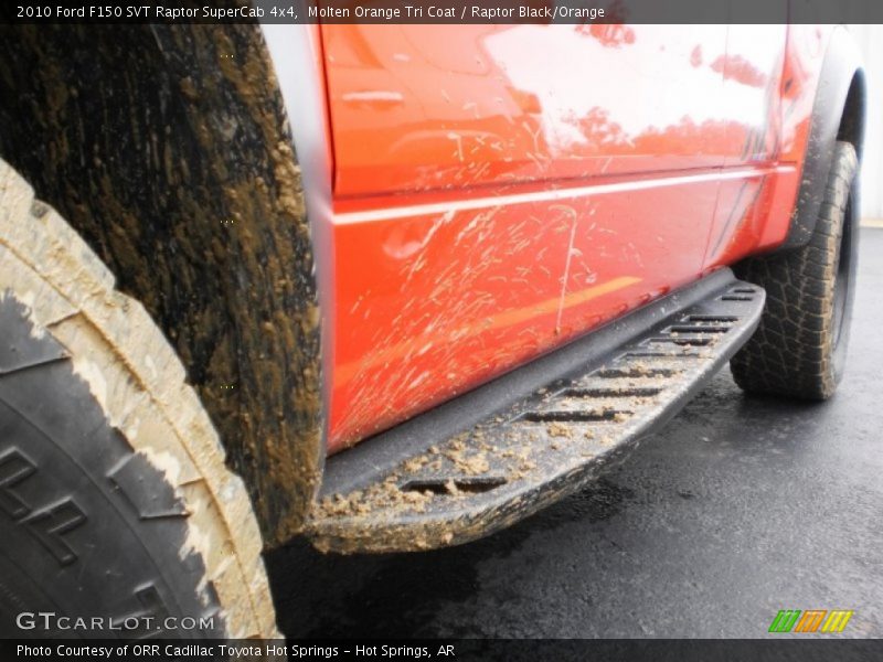 Molten Orange Tri Coat / Raptor Black/Orange 2010 Ford F150 SVT Raptor SuperCab 4x4